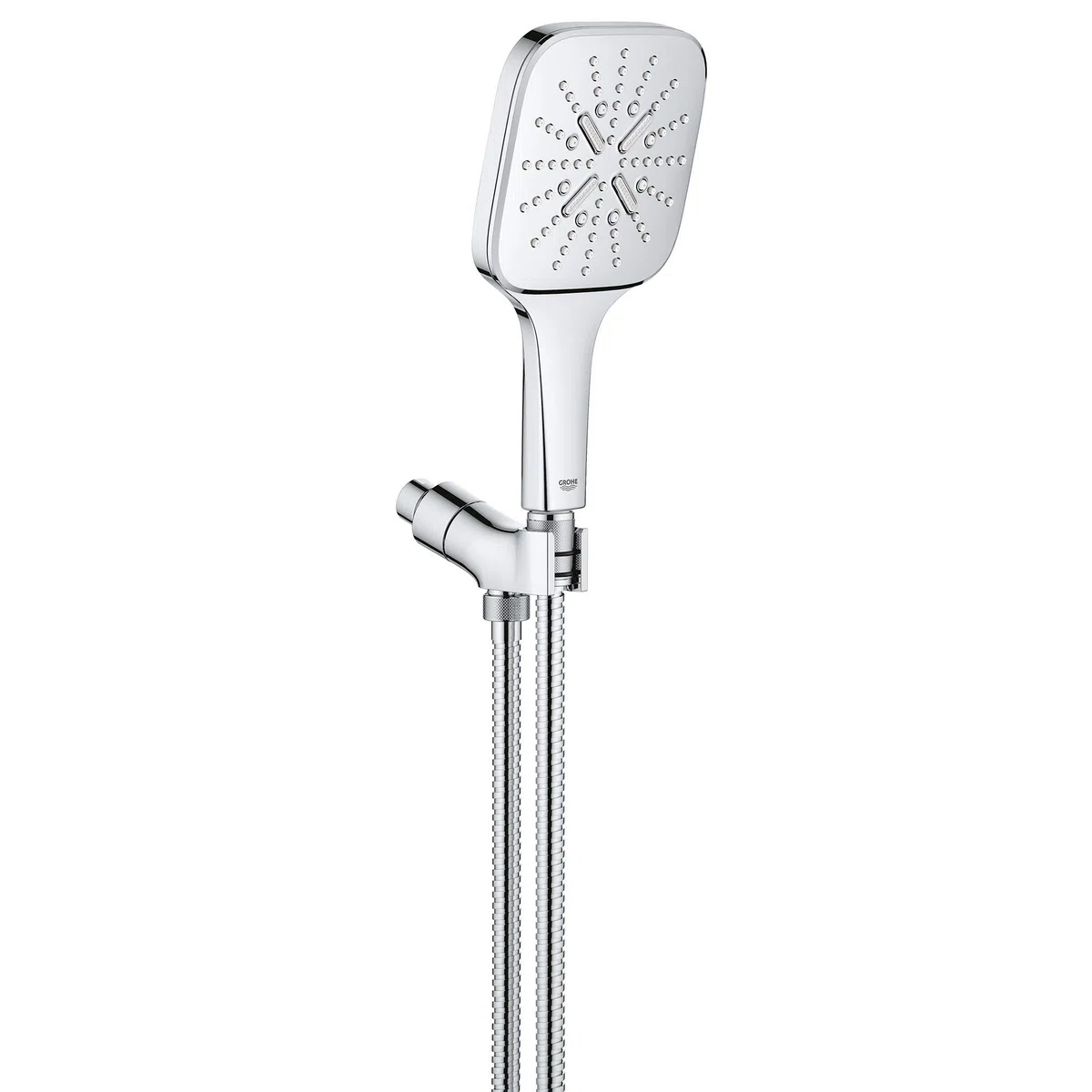 GROHE 26605000 Rainshower SmartActive - Ducha de mano con 3 pulverizadores, 1.75 gpm, cromo Starlight