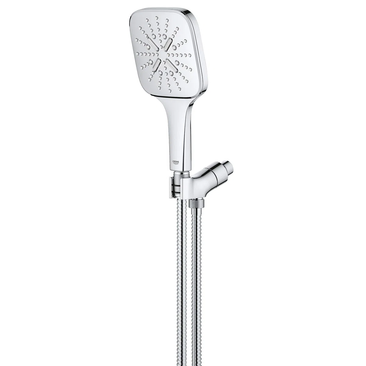 GROHE 26605000 Rainshower SmartActive - Ducha de mano con 3 pulverizadores, 1.75 gpm, cromo Starlight