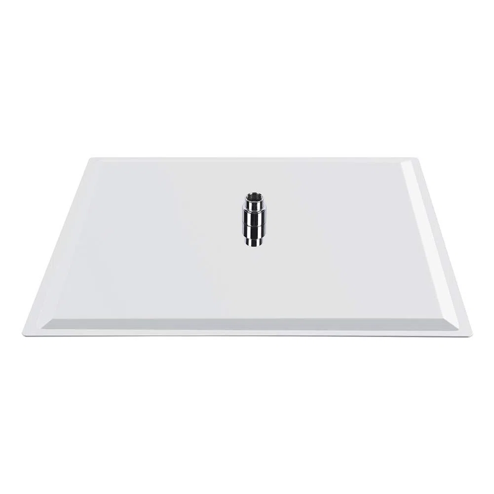 Alcachofa de ducha cuadrada, 50 x 50 cm, alcachofa de ducha de lluvia, duchas fijas cuadradas, cabeza de ducha cuadrada de alta presión de acero inoxidable con rosca G1/2 para baño