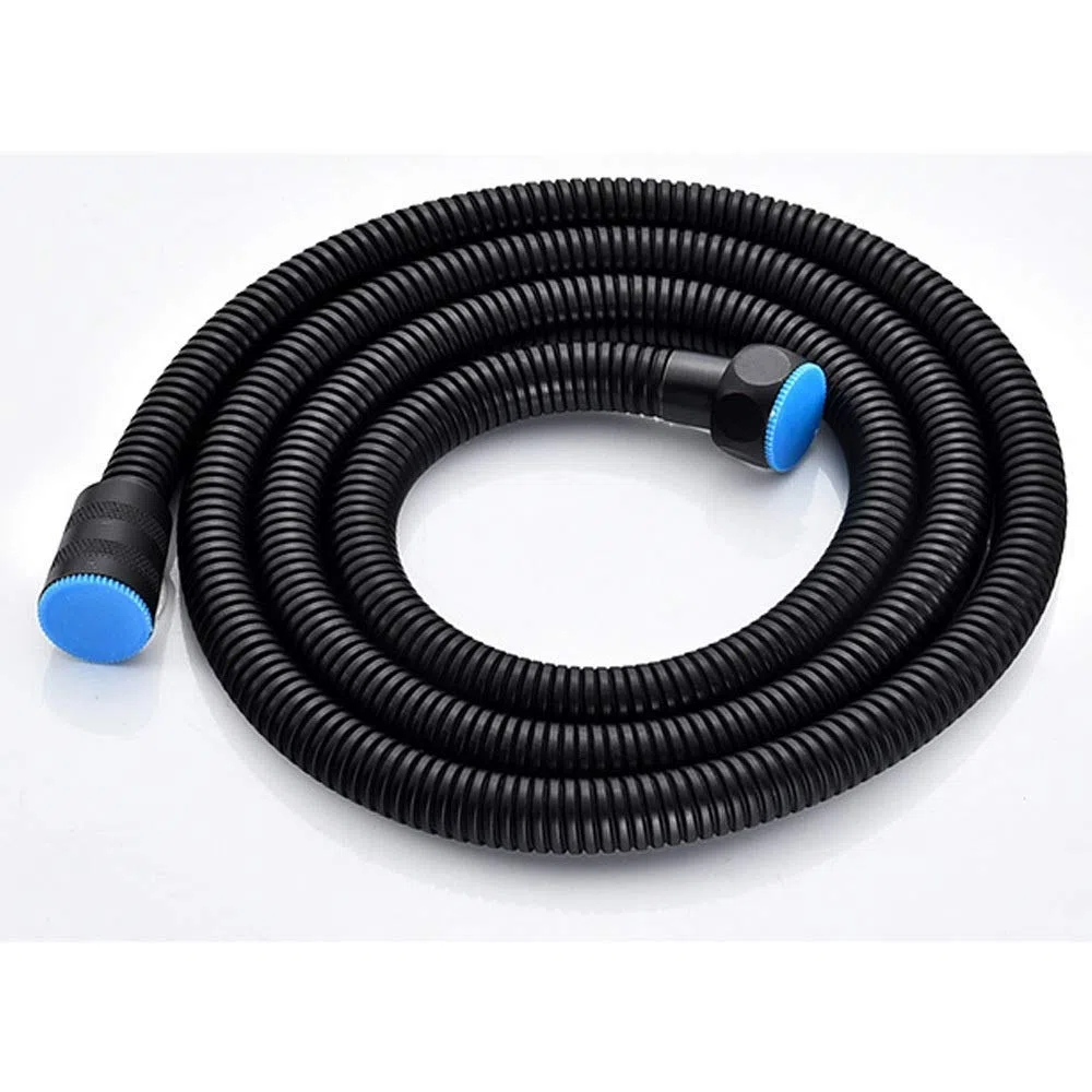 Elegante juego de grifos de cocina de bronce negro con porcelana azul antigua, elegante accesorio de baño con cabezales de ducha fijos, fácil instalación y diseño moderno para mejorar el hogar