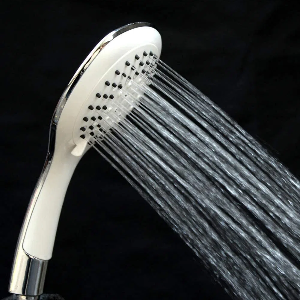 Cabezal de ducha de baño con filtro y boquilla de pulverización, cabezal de ducha de plástico con mano